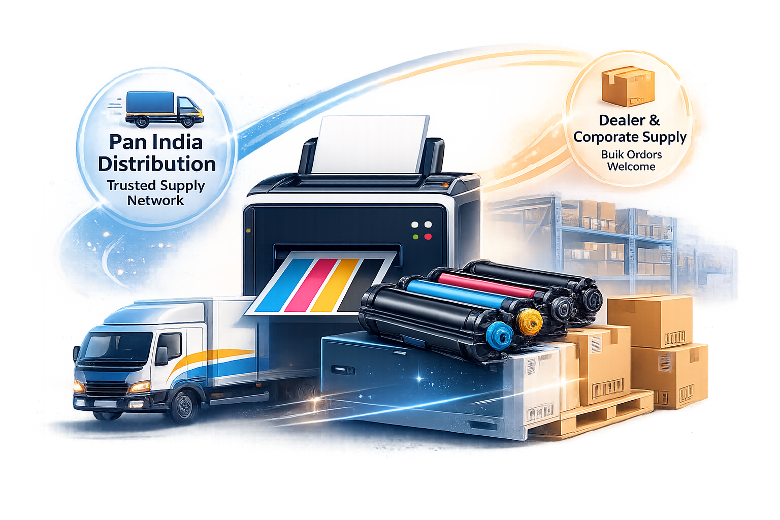 Printer & Toner Distribution